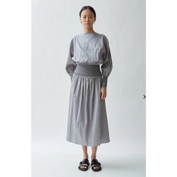 Toteme SAFARA COTTON SKIRT WITH SMOCK NWT Size Large - Picture 1 of 6